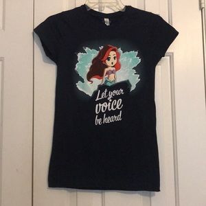 Little Mermaid Disney Shirt NWOT